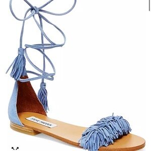 Steve Madden - Women's Sweetyy Lace-Up Flat Sandals